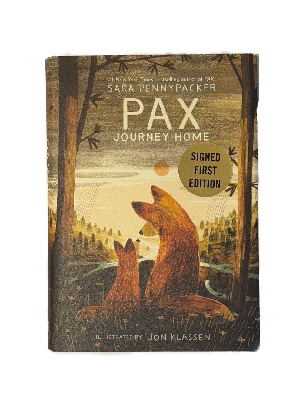 PAX: Journey Home Hardcover Book - Signed First Edition - Jon Klassen
